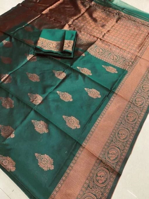 MF 1400 Designer Soft Lichi Silk Sarees Wholesale Market In Surat